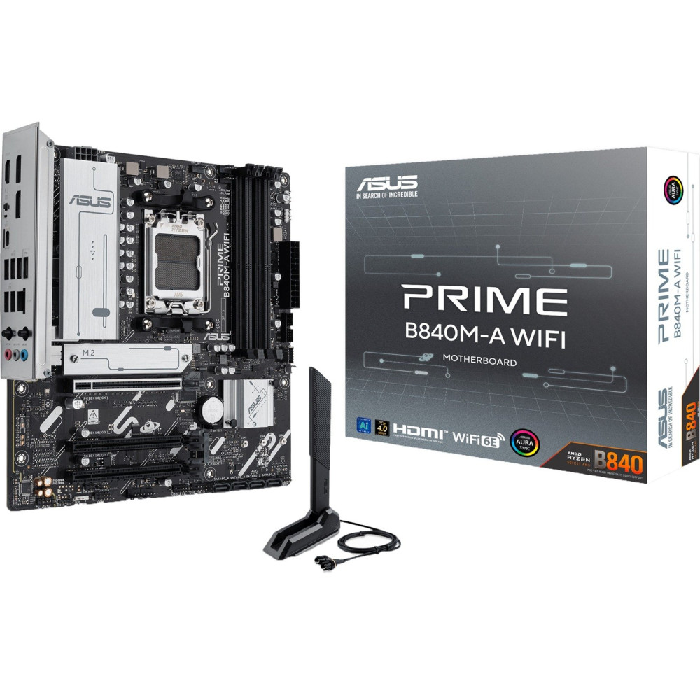 ASUS PRIME B840M-A WIFI AMD B840 Socket AM5 micro ATX, Scheda madre