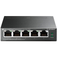TP-Link TL-SG1005LP switch di rete Non gestito Gigabit Ethernet (10/100/1000) Supporto Power over Ethernet (PoE) Nero, Interrutt
