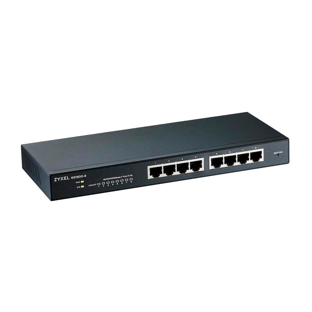 Zyxel GS1900-48HPv2 Gestito L2 Gigabit Ethernet (10/100/1000) Supporto Power over Ethernet (PoE) Nero, Interruttore