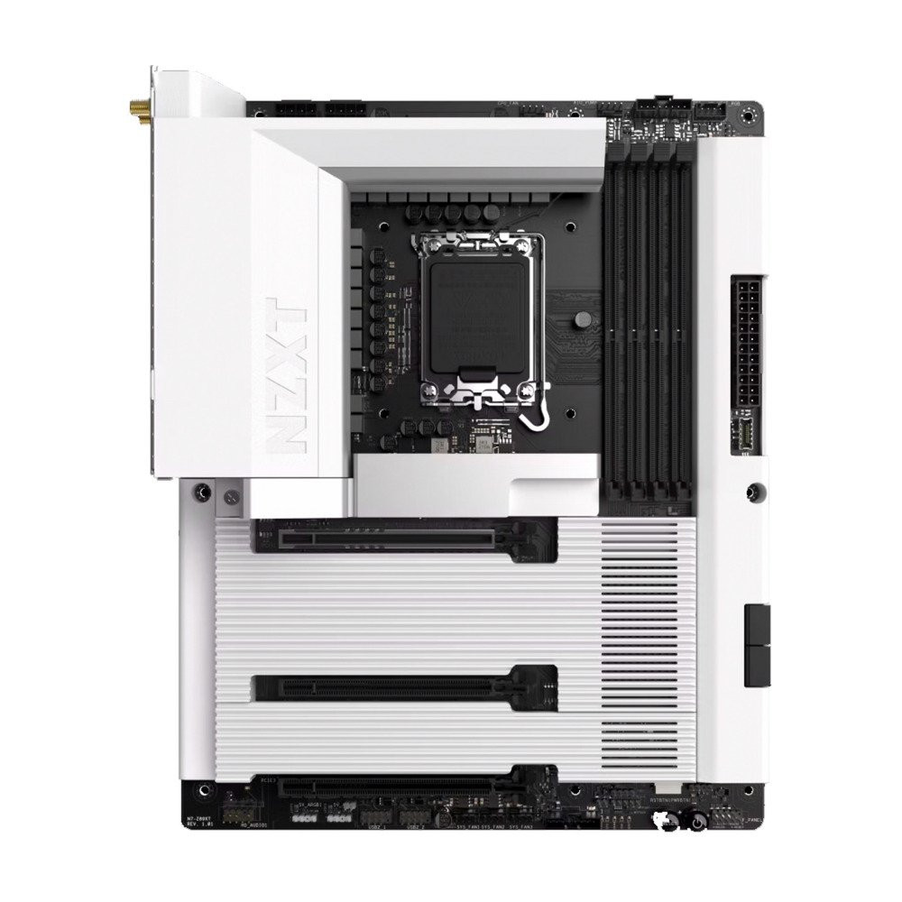 NZXT N7 Z890 White, Scheda madre