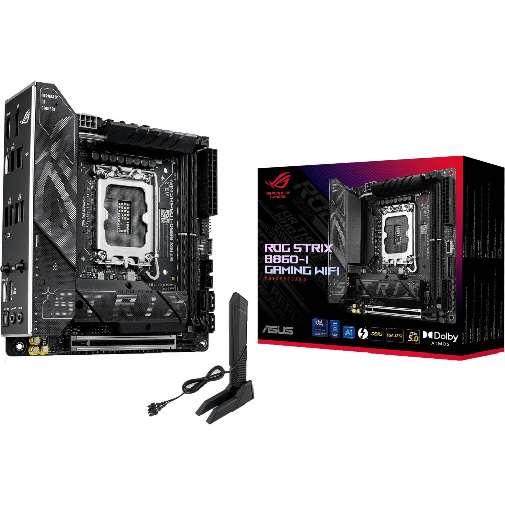 ASUS ROG STRIX B860-I GAMING WIFI Intel B860 LGA 1851 (Socket V1) mini ITX, Scheda madre
