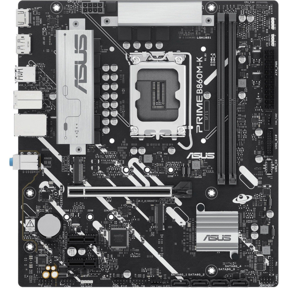 ASUS PRIME B860M-K Intel B860 LGA 1851 (Socket V1) micro ATX, Scheda madre
