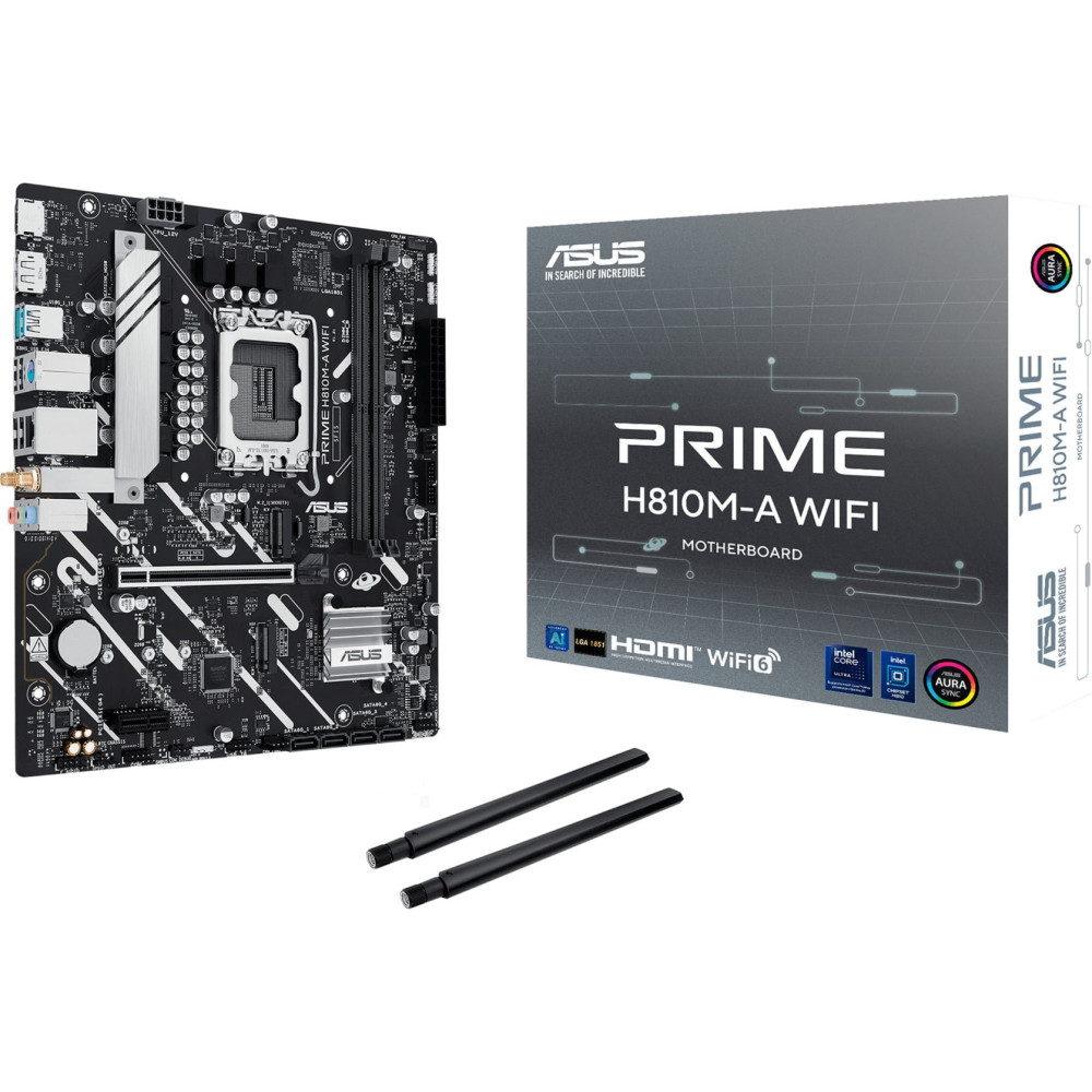ASUS PRIME H810M-A WIFI Intel H810 LGA 1851 (Socket V1) micro ATX, Scheda madre