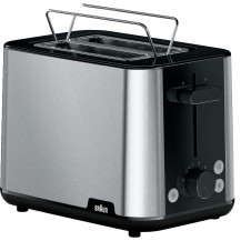 Braun HT 1510 8 2 fetta/e 900 W Nero, Acciaio inox, Tostapane