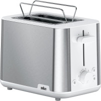 Braun HT 1510 8 2 fetta/e 900 W Acciaio inox, Bianco, Tostapane