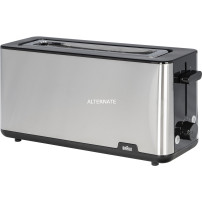 Braun HT 1610 8 1030 W Nero, Acciaio inox, Tostapane