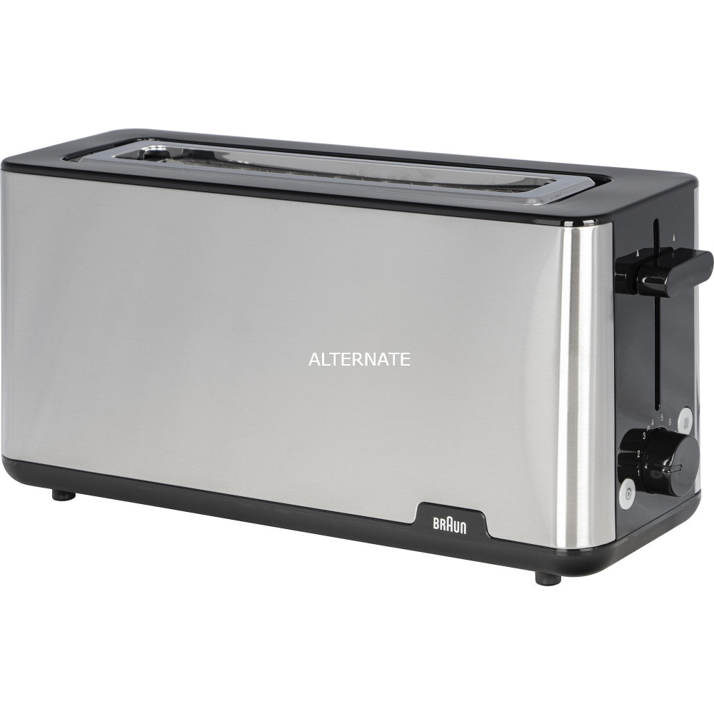 Braun HT 1610 8 1030 W Nero, Acciaio inox, Tostapane