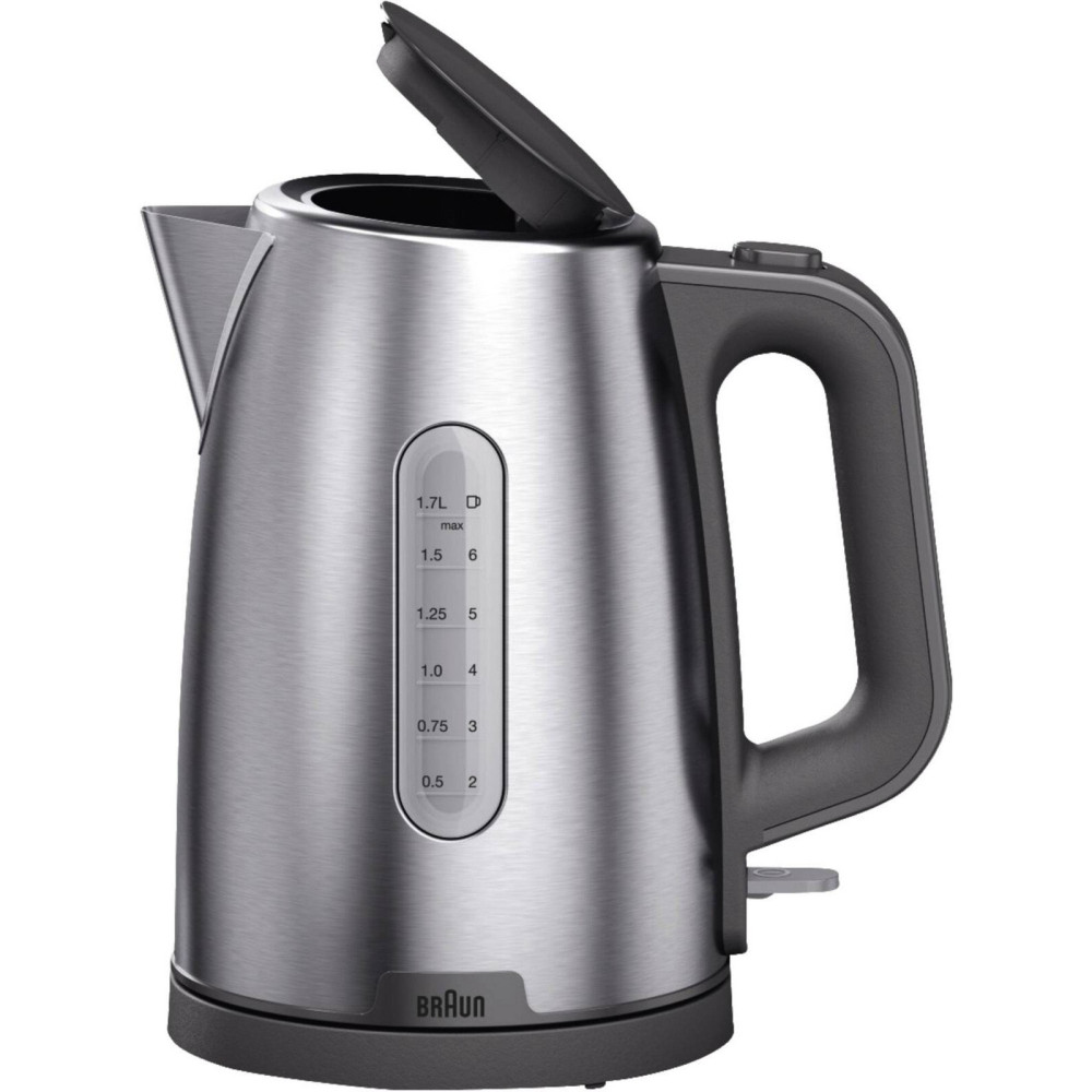 Braun WK 1500 GY bollitore elettrico 1,7 L 2200 W Grigio, Acciaio inox