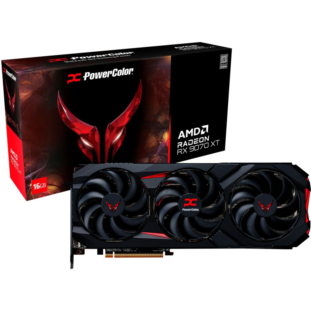 PowerColor Radeon RX 9070 XT Red Devil 16GB OC, Scheda grafica