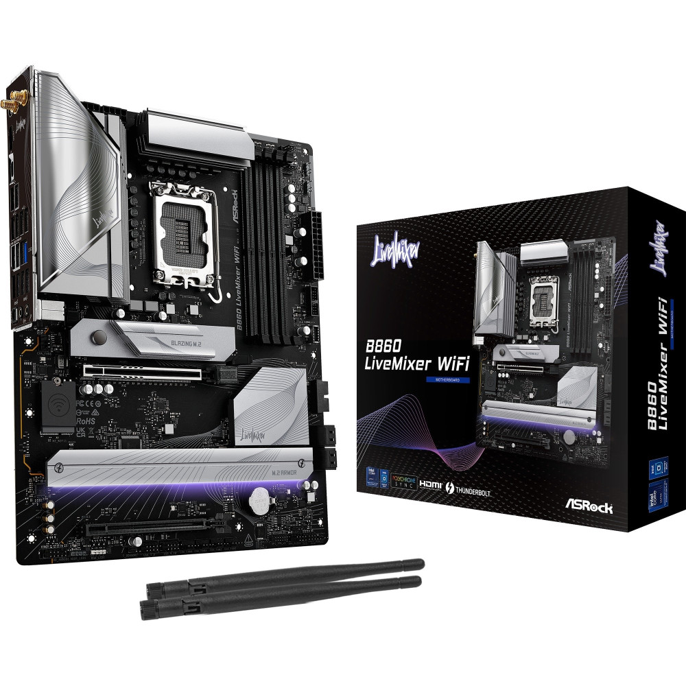 ASRock B860 LiveMixer WiFi, Scheda madre
