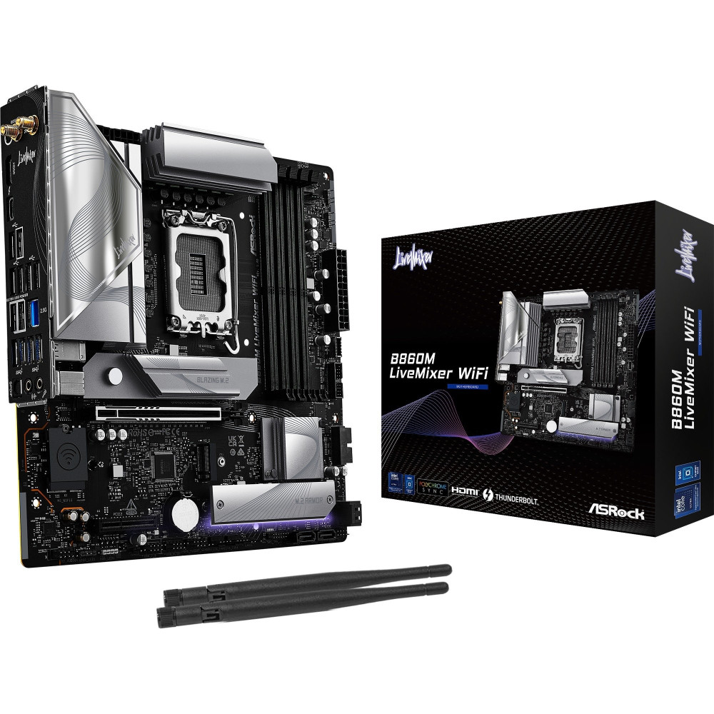 ASRock B860M LiveMixer WiFi, Scheda madre