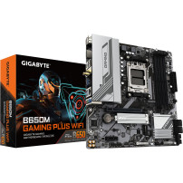 GIGABYTE B650M GAMING PLUS WIFI Scheda madre - CPU AMD Ryzen 9000, VRM a 5+2+2 fasi, fino a 8000 MHz DDR5, 2xPCIe 4.0 M.2, LAN 2