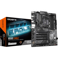 GIGABYTE B550 EAGLE Scheda madre - CPU AMD Ryzen serie 5000 G, VRM a 10+3+1 fasi, fino a 3200 MHz DDR4, 1xPCIe 4.0 + 1xPCIe 3.0 