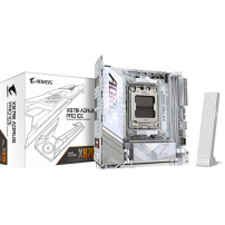 GIGABYTE X870I AORUS PRO ICE Scheda madre - Supporta CPU AMD Ryzen serie 9000, VRM a 8+2+1 fasi, fino a 8400 MHz DDR5 (OC), 1xPC