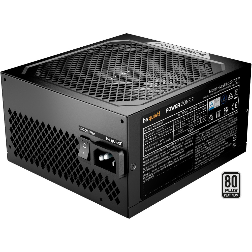 be quiet! POWER ZONE 2 750W alimentatore per computer 20+4 pin ATX ATX Nero, Alimentatore PC