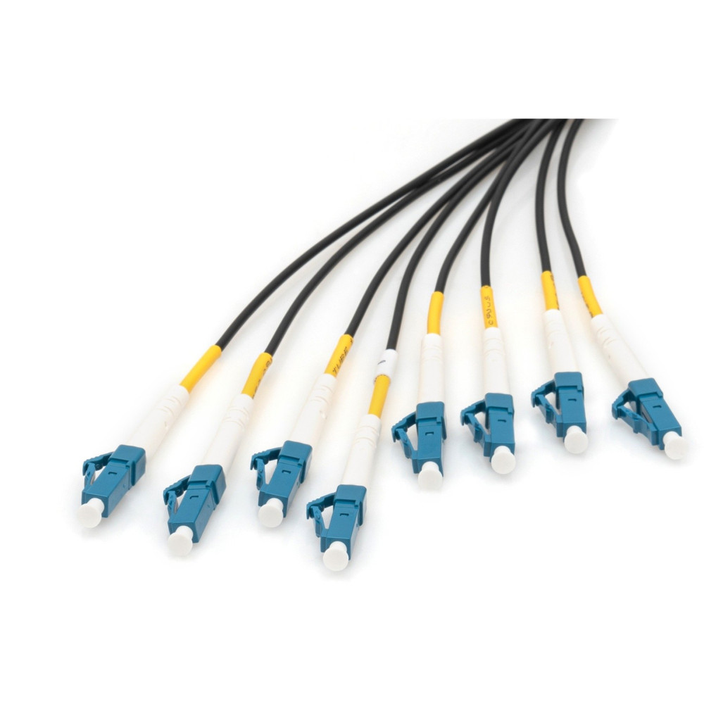 Digitus Cavo breakout universale in fibra ottica, duplex, connettore LC/UPC, singlemode OS2
