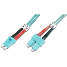 Digitus Cavo patch in fibra ottica, duplex, connettore LC > SC, multimode OM3
