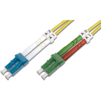Digitus Cavo patch LWL, duplex, connettore LC (APC) > LC, singlemode OS2
