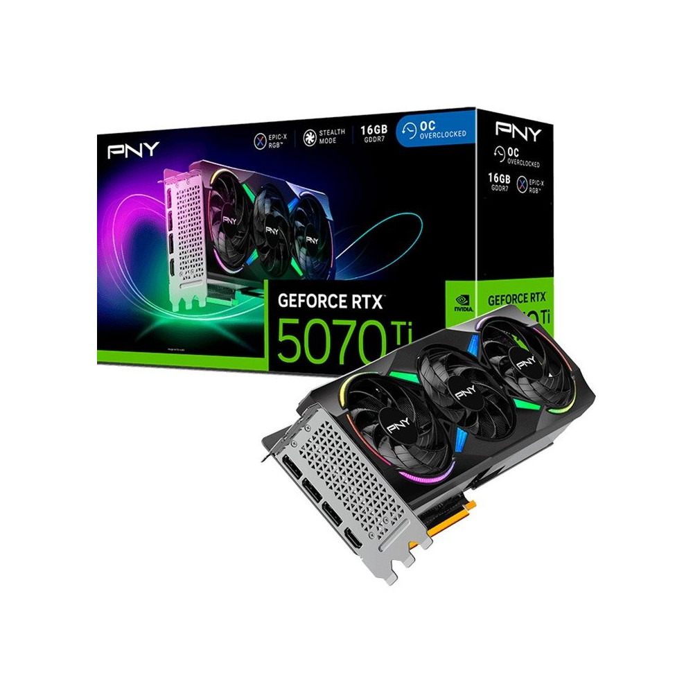 PNY GeForce RTX 5070 Ti ARGB OC, Scheda grafica