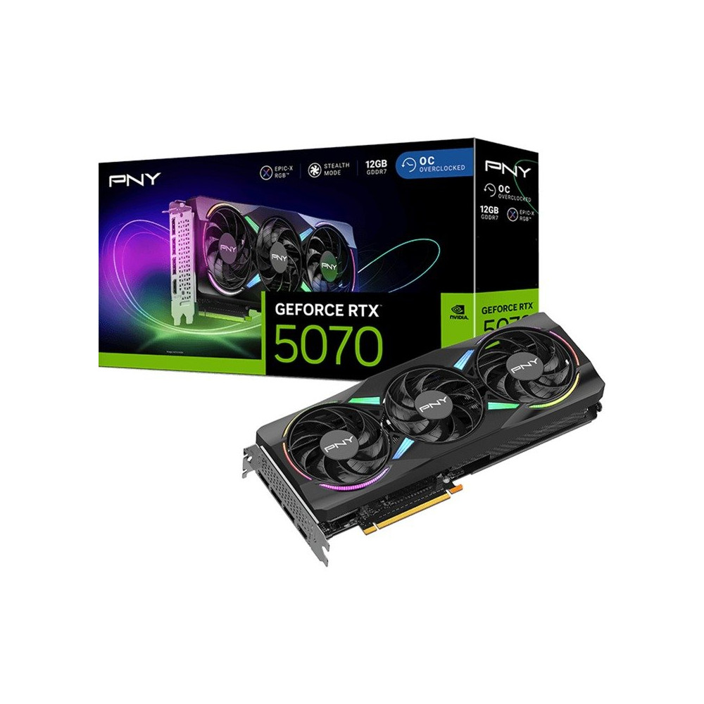 PNY GeForce RTX 5070 ARGB OC, Scheda grafica