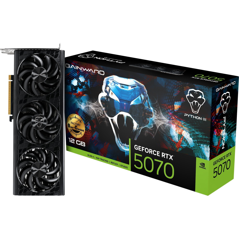 Gainward GeForce RTX 5070 Python III OC, Scheda grafica
