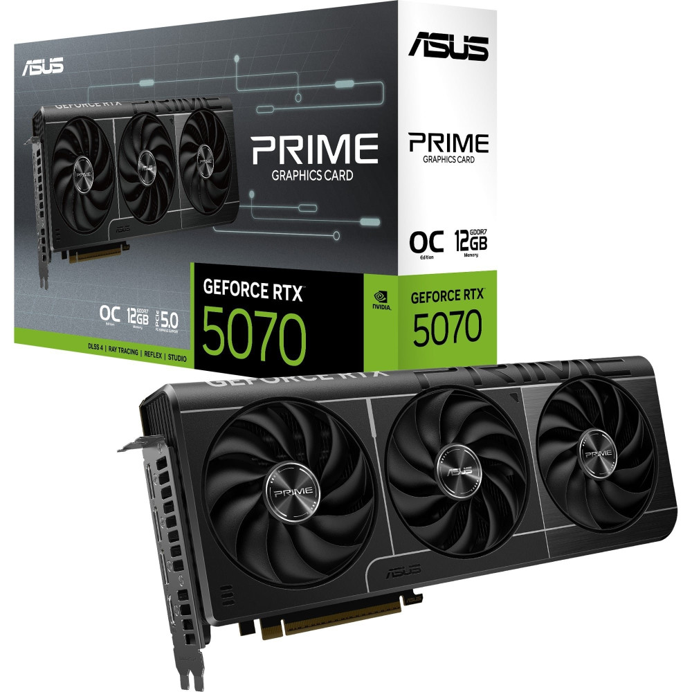 ASUS Prime -RTX5070-O12G NVIDIA GeForce RTX 5070 12 GB GDDR7, Scheda grafica