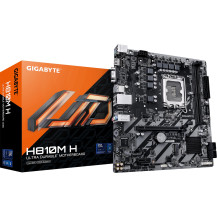 GIGABYTE H810M H Scheda madre - CPU Intel Core Ultra (Serie 2), VRM a 4+1+2 fasi, fino a 6400 MHz DDR5, 1xPCIe 4.0 M.2, LAN 1GbE