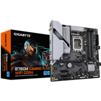 GIGABYTE B760M GAMING PLUS WIFI DDR4 Scheda madre - Supporta CPU Intel Core di 14a generazione, VRM a 4+1+1 fasi, fino a 5333 MH