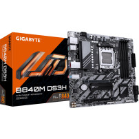 GIGABYTE B840M DS3H Scheda madre - CPU AMD Ryzen 9000, VRM a 8+2+2 fasi, fino a 8200 MHz DDR5, 2xPCIe 4.0 M.2, LAN 2.5GbE, USB 3