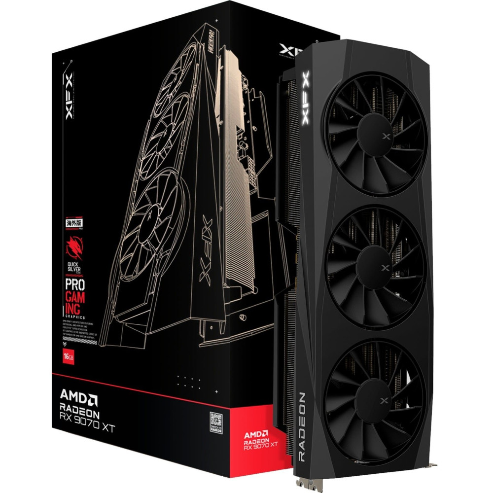 XFX Radeon RX 9070 XT Quicksilver, Scheda grafica