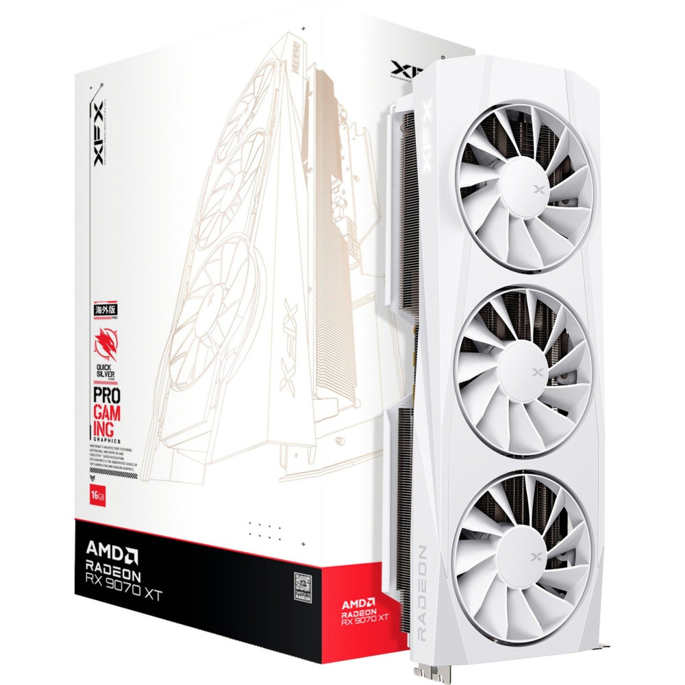 XFX Radeon RX 9070 XT Quicksilver, Scheda grafica