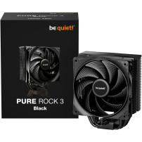 be quiet! Pure Rock 3 Black Processore Raffreddatore d'aria 12 cm Nero 1 pz, raffreddamento CPU