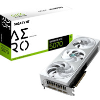 GIGABYTE GeForce RTX 5070 AERO OC 12G Scheda Grafica - 12GB GDDR7, 192 bit, PCI-E 5.0, 2625 MHz Core Clock, 3 x DP 2.1a, 1 x HDM