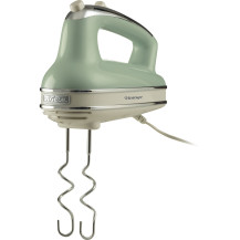 Ariete 1548 Sbattitore Vintage, 450W, 5 velocità, Funzione turbo, 2 fruste, Verde, Mixer manuale