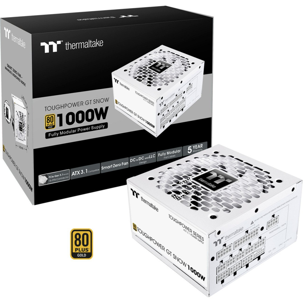 Thermaltake Toughpower GT Snow 1000W, Alimentatore PC