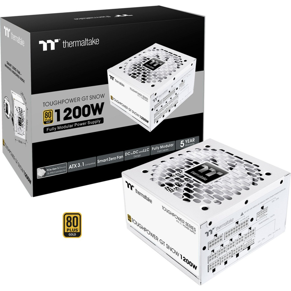 Thermaltake Toughpower GT Snow 1200W, Alimentatore PC
