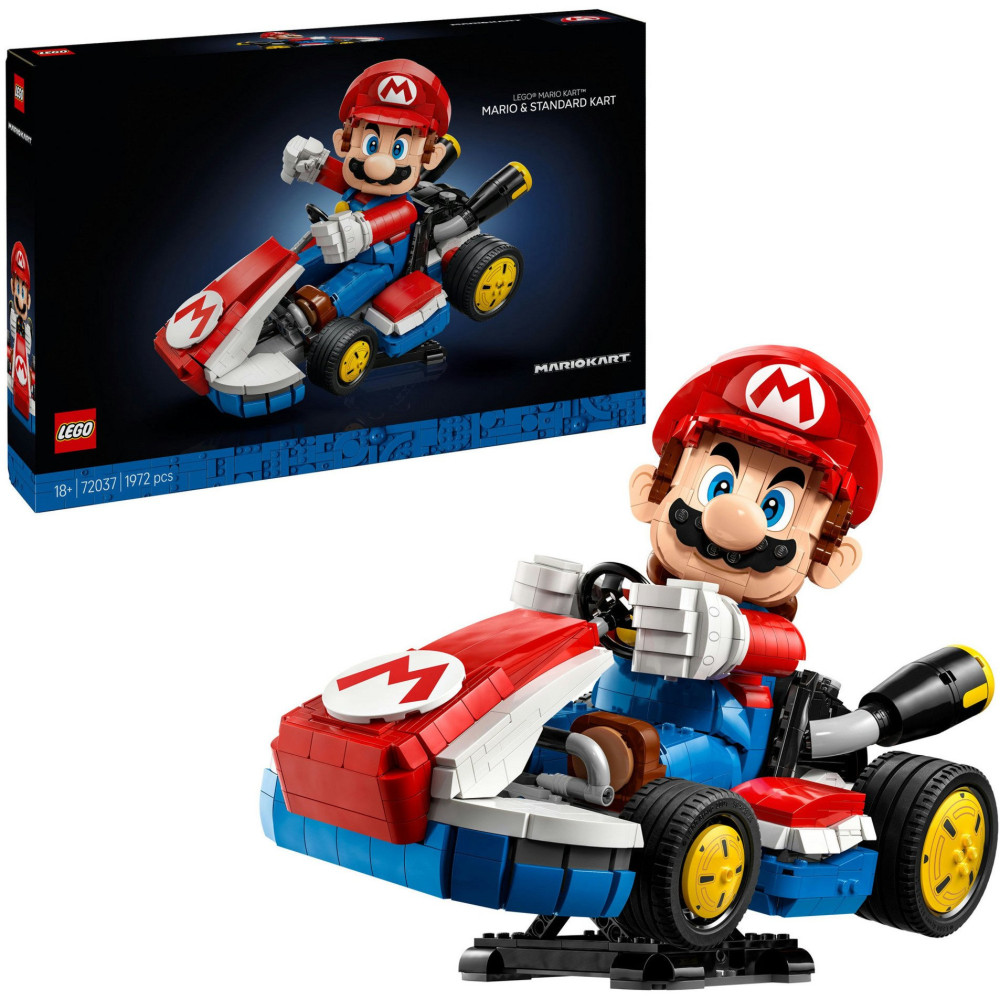 LEGO Super Mario Mario Kart™: Mario e Kart standard, Giochi di costruzione