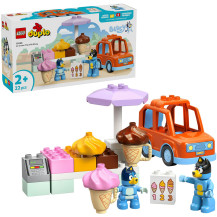 LEGO DUPLO Visita alla gelateria di Bluey, Giochi di costruzione