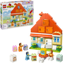 LEGO DUPLO Casa della Famiglia di Bluey con gioco di memoria, Giochi di costruzione