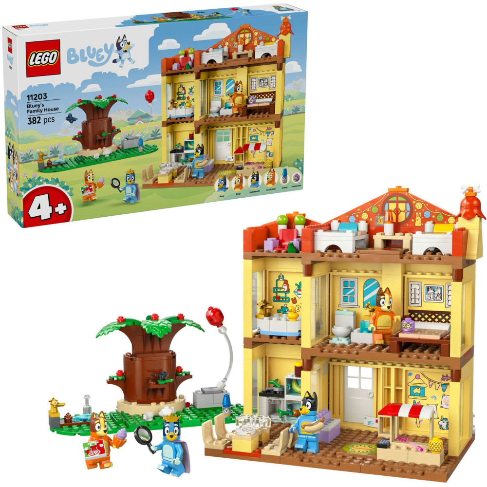 LEGO Casa della Famiglia di Bluey, Giochi di costruzione