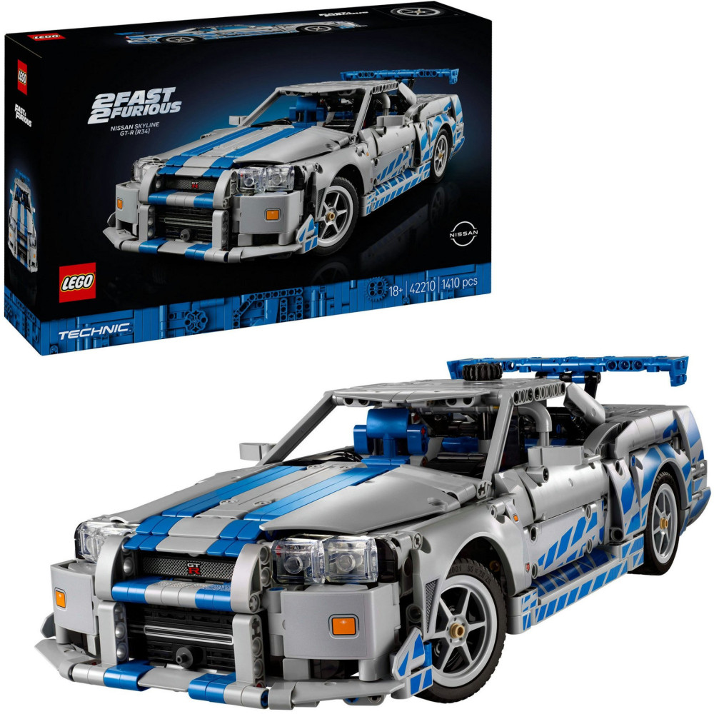 LEGO Technic Auto Nissan Skyline GT-R (R34) 2 Fast 2 Furious, Giochi di costruzione