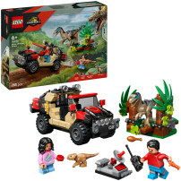 LEGO Jurassic World Fuga dal Raptor sul fuoristrada, Giochi di costruzione