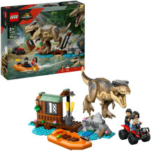 LEGO Jurassic World Fuga sul fiume dal T. rex, Giochi di costruzione
