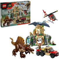 LEGO Jurassic World Missione aerea con Spinosauro e Quetzalcoatlus, Giochi di costruzione