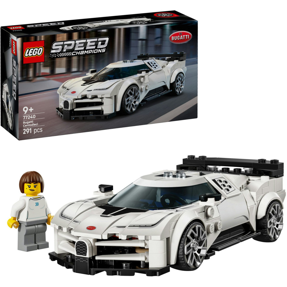 LEGO Speed Champions Hyper Sports Car Bugatti Centodieci, Giochi di costruzione