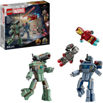 LEGO Iron Man e War Machine contro i droni di Hammer, Giochi di costruzione