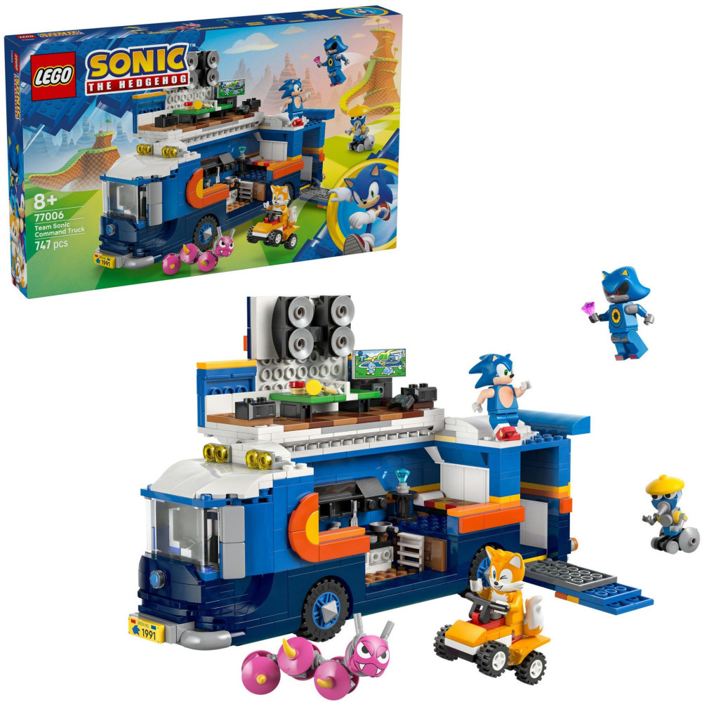 LEGO Camion di comando Team Sonic, Giochi di costruzione