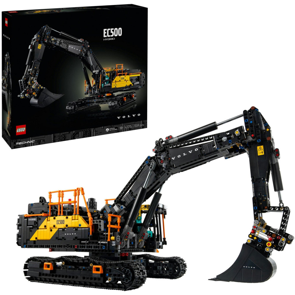 LEGO Technic Escavatore Volvo EC500 Hybrid, Giochi di costruzione