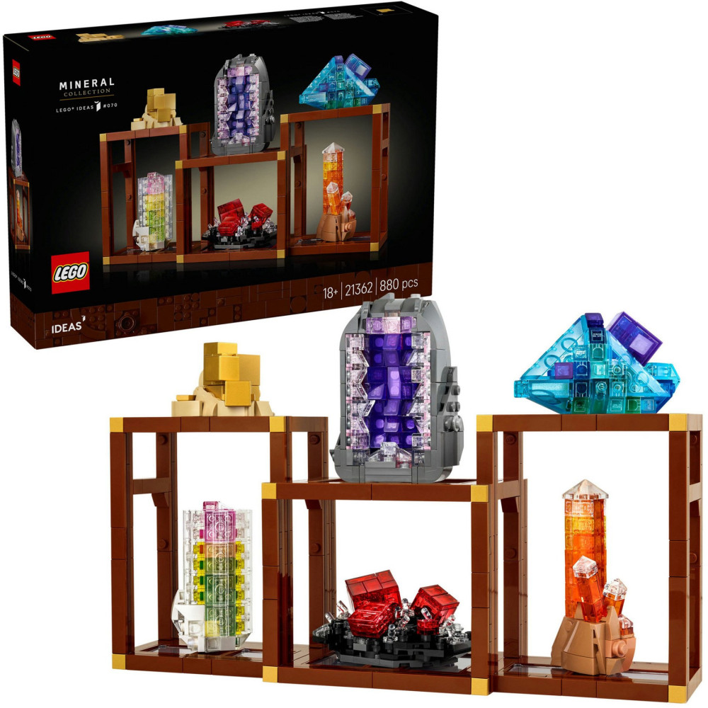 LEGO Ideas Collezione di minerali, Giochi di costruzione