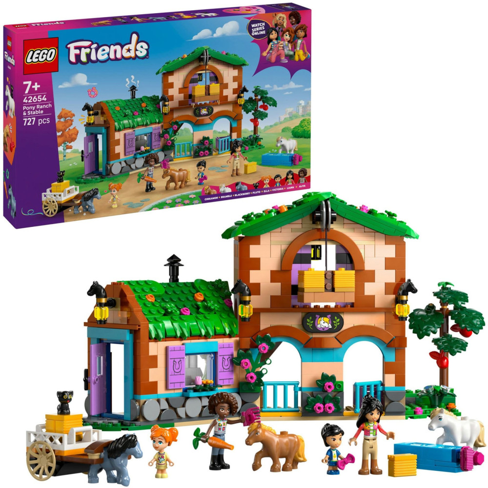 LEGO Friends Ranch e scuderia dei pony, Giochi di costruzione